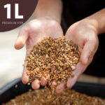 【予約品・お届けは6/4〜】プレミアム用土（少量パック1L）観葉植物の土。多肉植物の植え替えにも最適！虫がわきにくので室内利用におすすめ。排水性・通気性に優れ、根腐れを防ぎます。硬質赤玉土が主体 ベストソイルミックス 塊根植物・フィカスの植え替え培養土